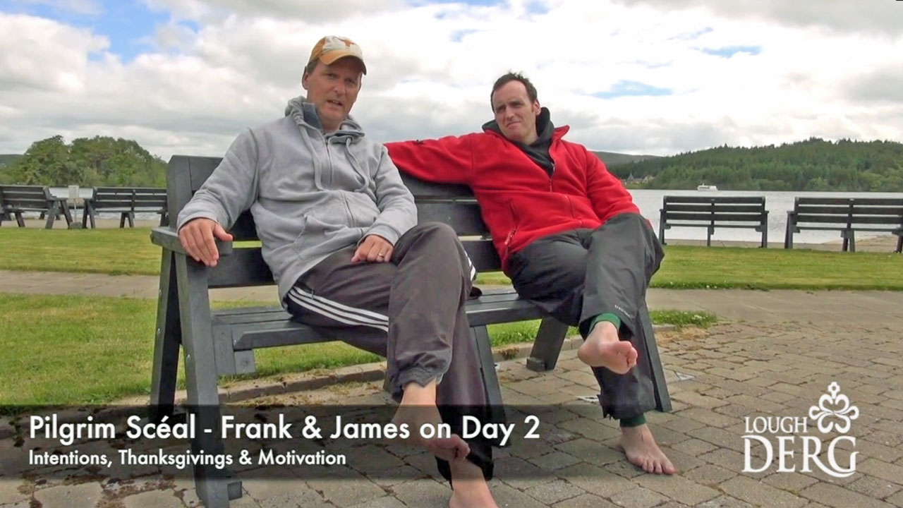 Frank and James – brothers on vigil in Lough Derg