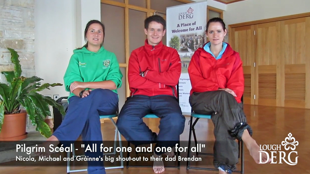 Doing the Lough Derg pilgrimage for their dad