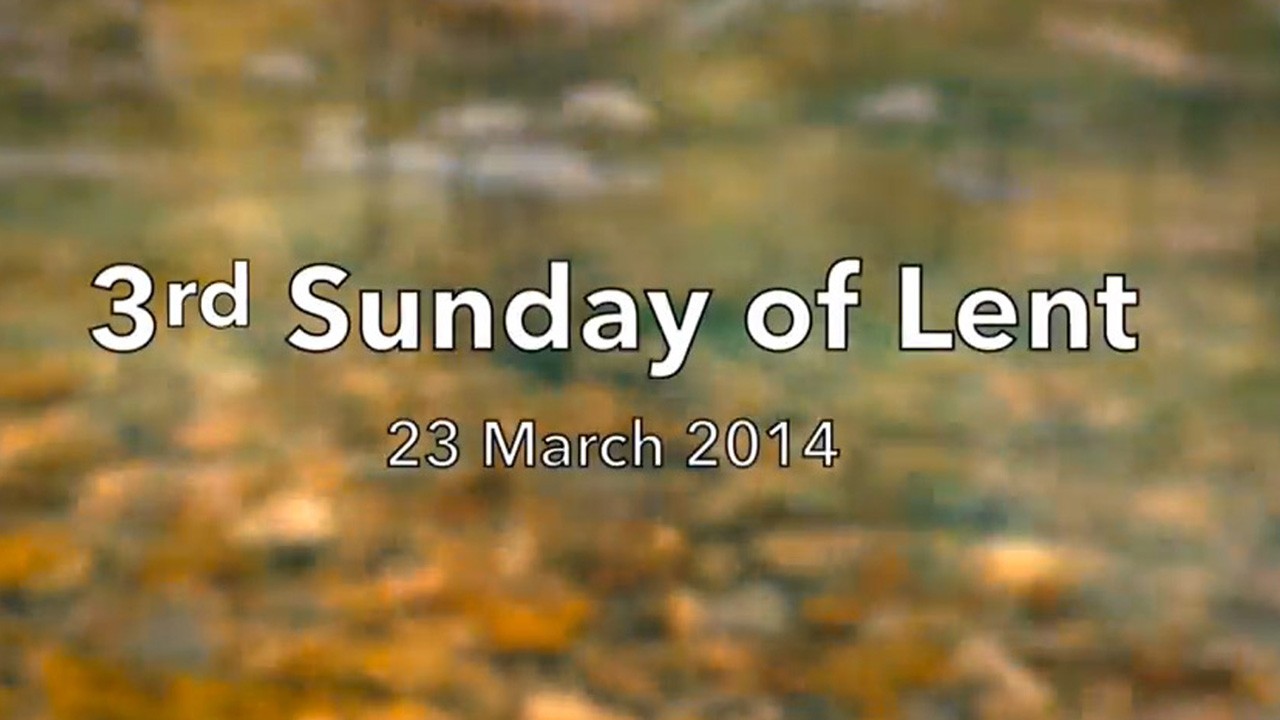 Reflection for Third Sunday of Lent