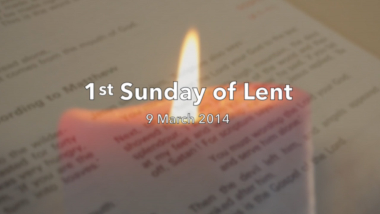 Reflection for First Sunday of Lent – Sr Sarah O’Rourke FMA