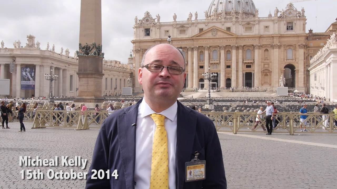 Editor of Irish Catholic meets Pope Francis